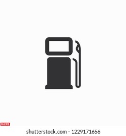 gas pump icon. Vector  Eps 10 