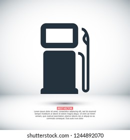 gas pump icon. Vector  Eps 10 