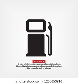 gas pump icon. Vector  Eps 10 