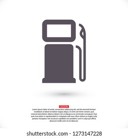 gas pump icon. Vector  Eps 10 