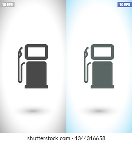 gas pump icon. Vector  Eps 10 