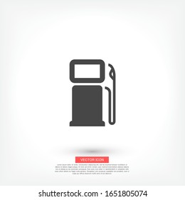 icono de la bomba de gas. Vector Eps 10 . Diseño plano Lorem Ipsum