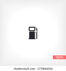 gas pump icon. Vector  Eps 10 . Lorem Ipsum Flat Design 