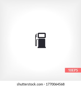 gas pump icon. Vector  Eps 10 . Lorem Ipsum Flat Design 