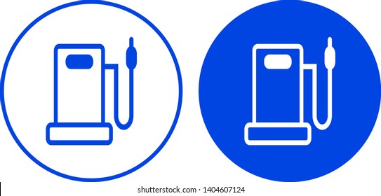 Gas pump icon. Vector illustration