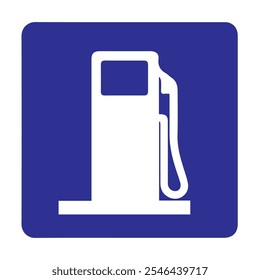 gas pump icon vector, gas station icon