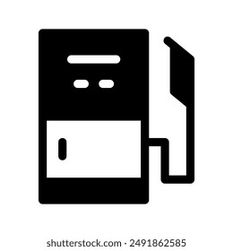 Gas Pump Icon Vector Symbol Design Illustration