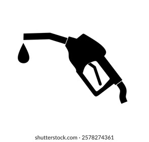 gas pump nozzle icon vector on white background