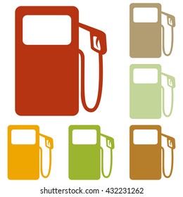 Gas pump sign