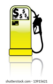 Gas Pump Station Stand