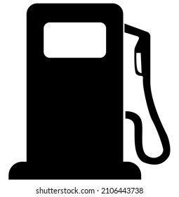 Gas Pump vector icon eps 10. Gas station symbol. Vector illustration isolated on a white background. editable stroke