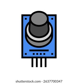 gas sensor module color icon vector. gas sensor module sign. isolated symbol illustration