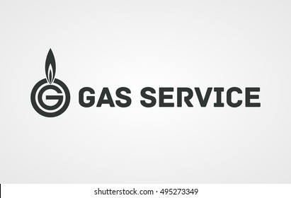 Gas service logotype