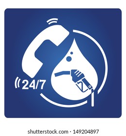 gas service station