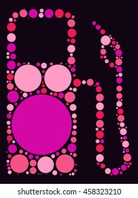 GAS shape vector design by color point