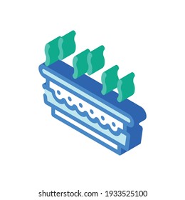 gas smell isometric icon vector. gas smell sign. isolated symbol illustration