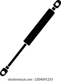 gas spring icon. gas spring sign. flat style.