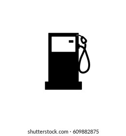 Gas station dashboard flat icon