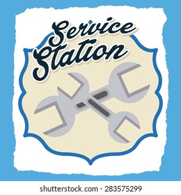gas station design, vector illustration eps10 graphic 