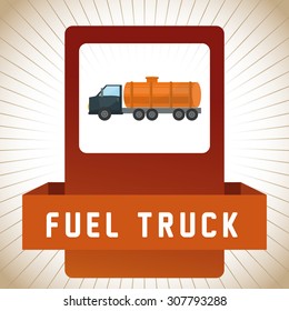 Gas Station digital design, vector illustration 10 eps graphic