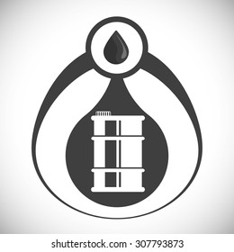 Gas Station digital design, vector illustration 10 eps graphic