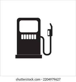 icono de diseño vectorial del logotipo de la estación de gas, este vector puede utilizarse para materiales básicos para hacer logotipos y otros