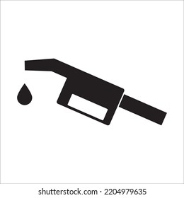 Gasstation-Logo, Vektordesign-Symbol, dieser Vektorgrafik kann für Grundmaterialien zur Herstellung von Logos und anderen verwendet werden