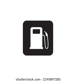 diseño de símbolos vectoriales del icono de la estación de gas