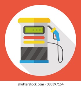 gas station flat icon