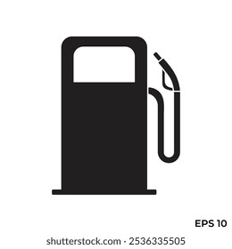 gas station flat icon vector