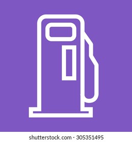 Gas station, fuel, pump icon vectgor image. Can also be used for transport, transportation and travel. Suitable for mobile apps, web apps and print media. 