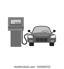 Gas station, fuel, pump icon vectgor image. Can also be used for transport, transportation and travel. Suitable for mobile apps, web apps and print media. 