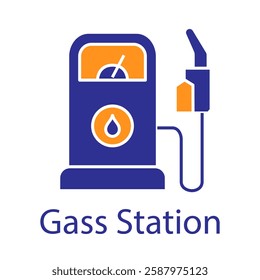 Gas Station – Fuel Pump for Vehicles and Energy Supply