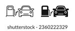 Gas station. Fuel vector icon. Refueling station. EPS 10Gas station. Fuel vector icon. Refueling station. EPS 10