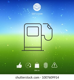Gas station icon