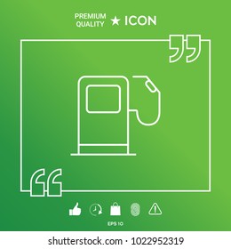 Gas station icon