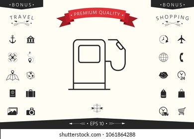 Gas station icon