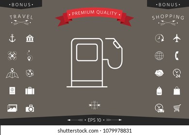 Gas station icon