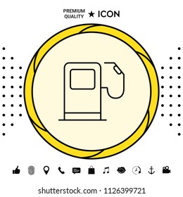 Gas station icon