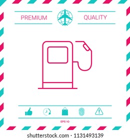 Gas station icon