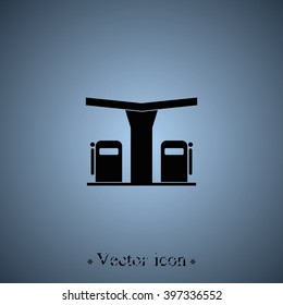 Gas station icon.