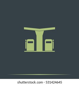 Gas station icon.