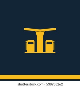 Gas station icon.