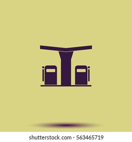 Gas station icon.