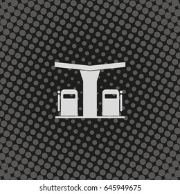 Gas station icon.