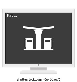 Gas station icon.