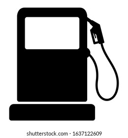 Gas station icon design. Gas pump icon in trendy flat style design. Vector illustration.
