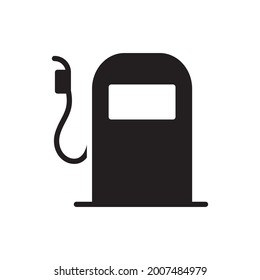 Plantilla De Ilustración Gráfica De Diseño De Ilustración De Icono De Estación De Gas En Signo Y Símbolo De Estilo Plano . Adecuado para diseño de sitios web, logotipo, aplicación y ui. EPS 10.