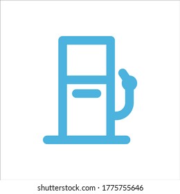 gas station icon flat vector logo design trendy illustration signage symbol graphic simple