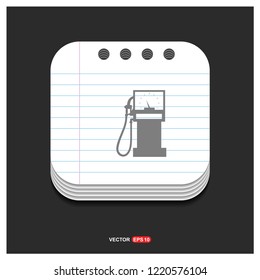 Gas station icon - Free vector icon